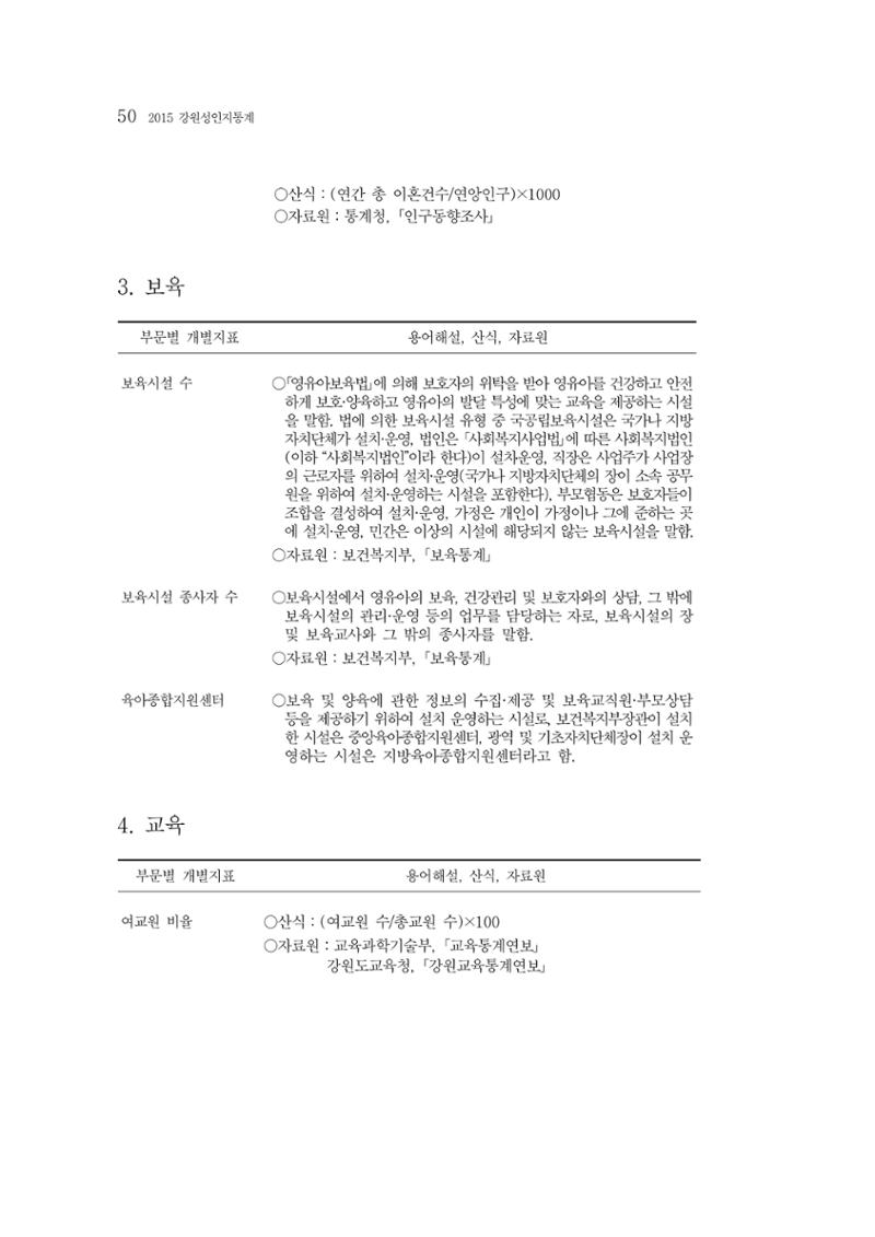 2015 강원성인지통계 50페이지