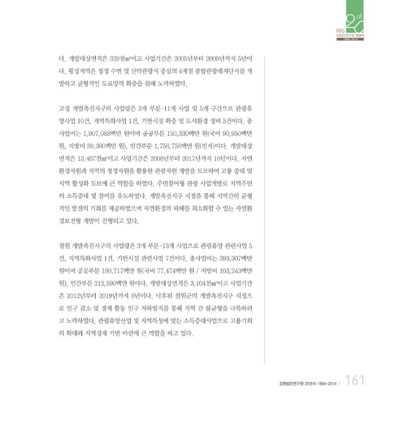 강원연구원 20년사 161페이지