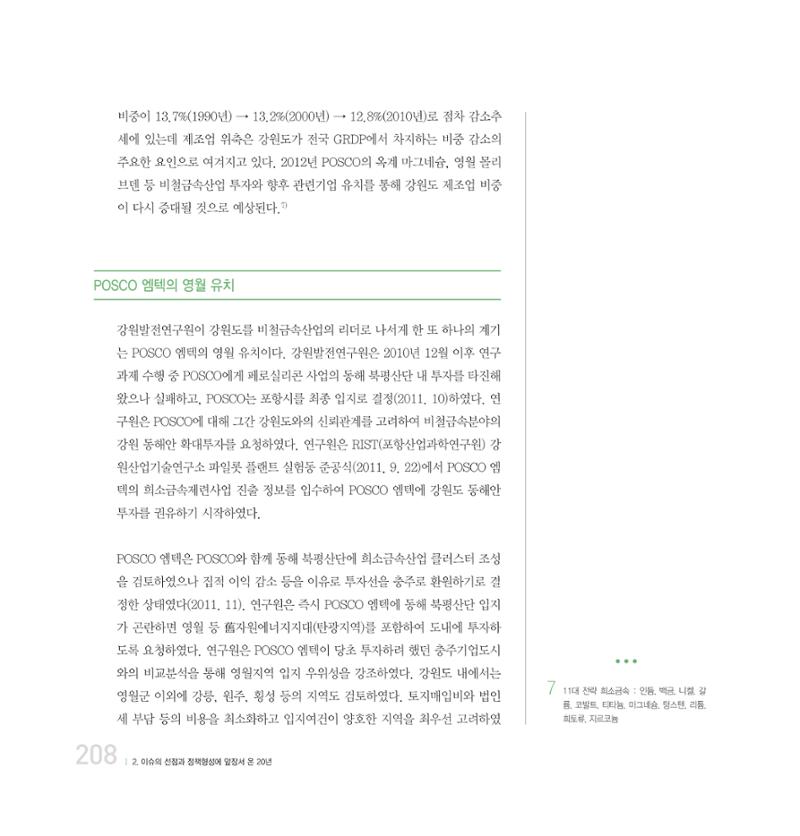 강원연구원 20년사 208페이지