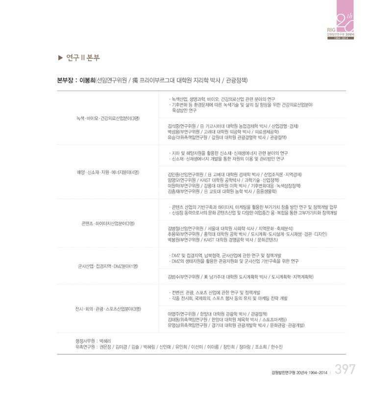 강원연구원 20년사 397페이지