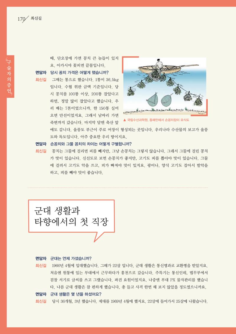 강원도 동해안 어업인생애사 170페이지