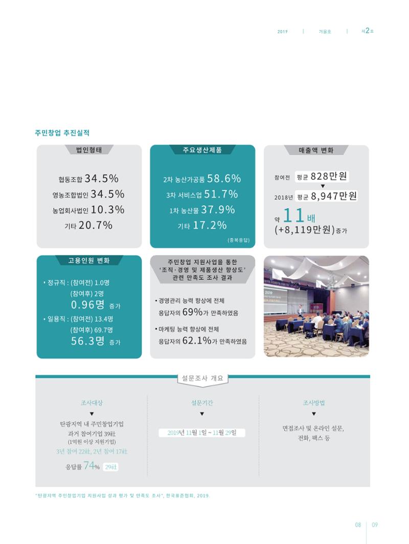 탄광지역발전을 위한 소식지 새빛마루 2호 9페이지