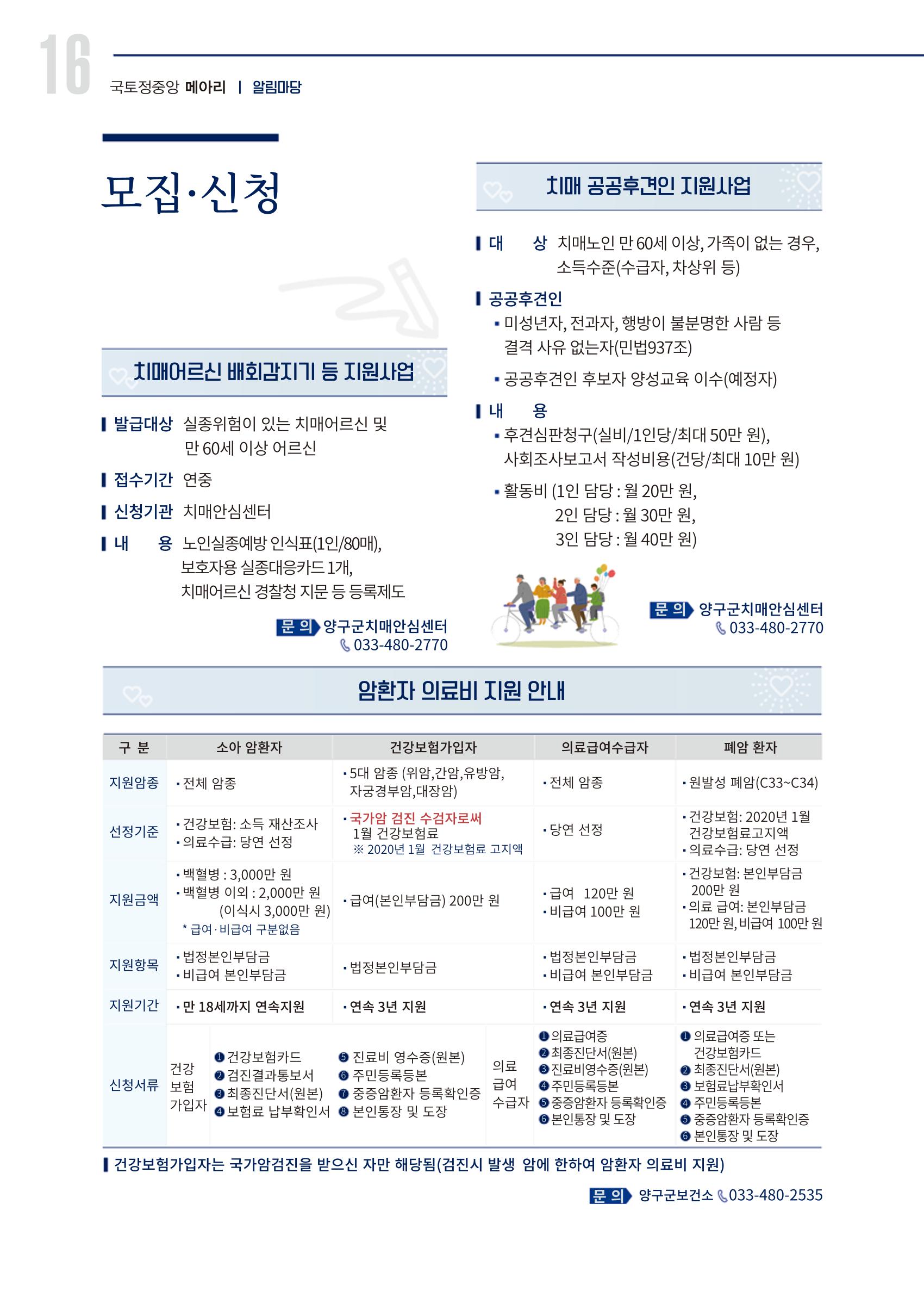 국토정중앙 메아리 2020년 5월호 16페이지
