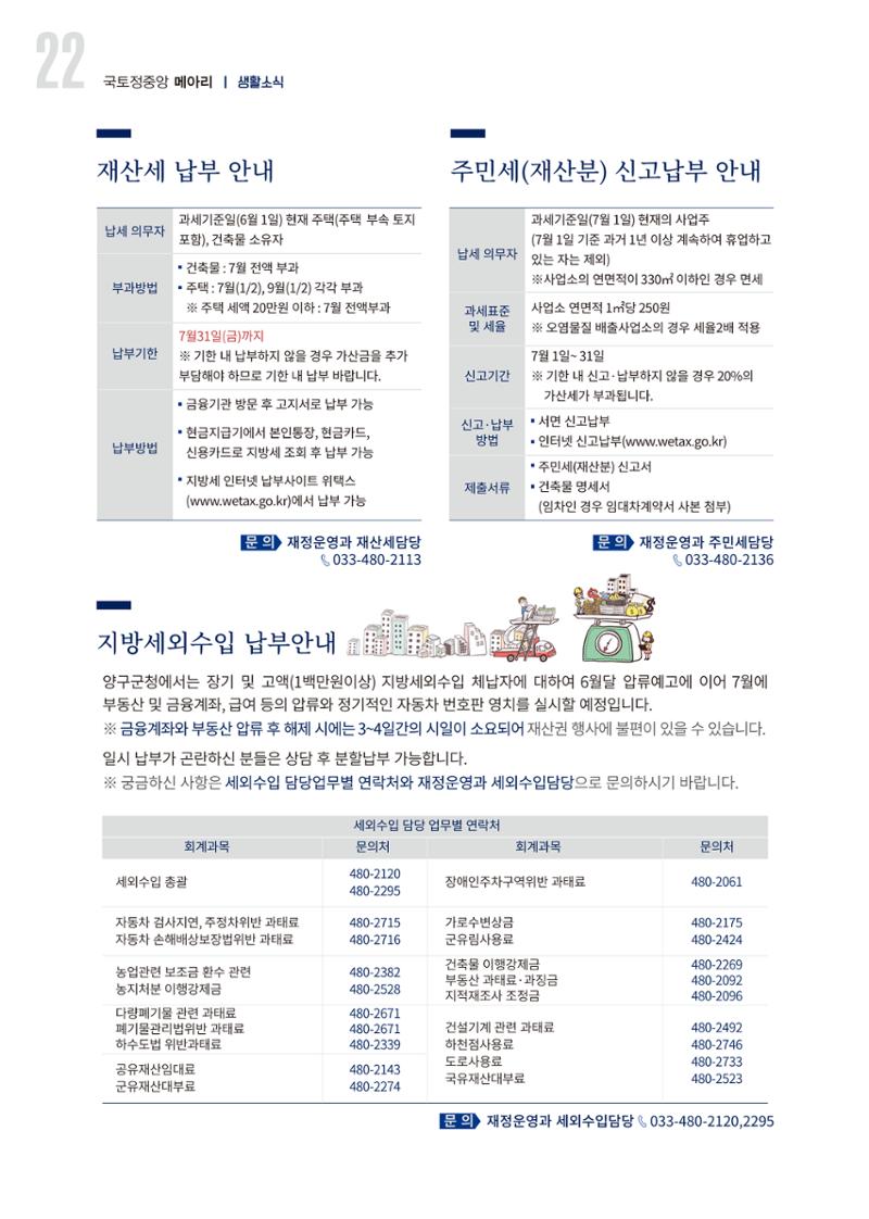 국토정중앙 메아리 2020년 7월호 22페이지