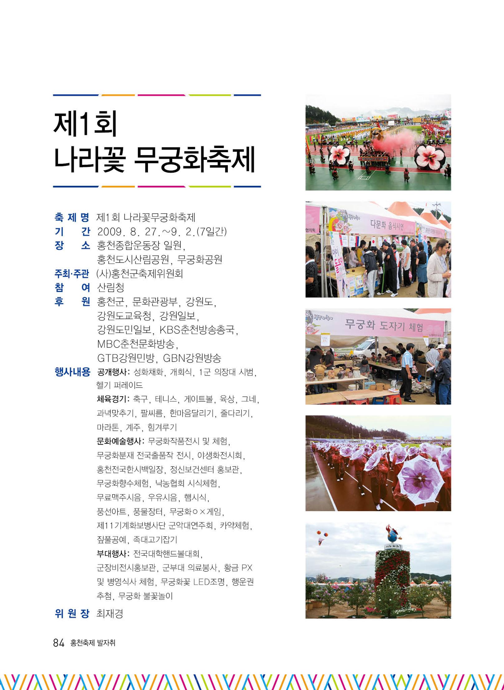 홍천 축제 발자취 84페이지