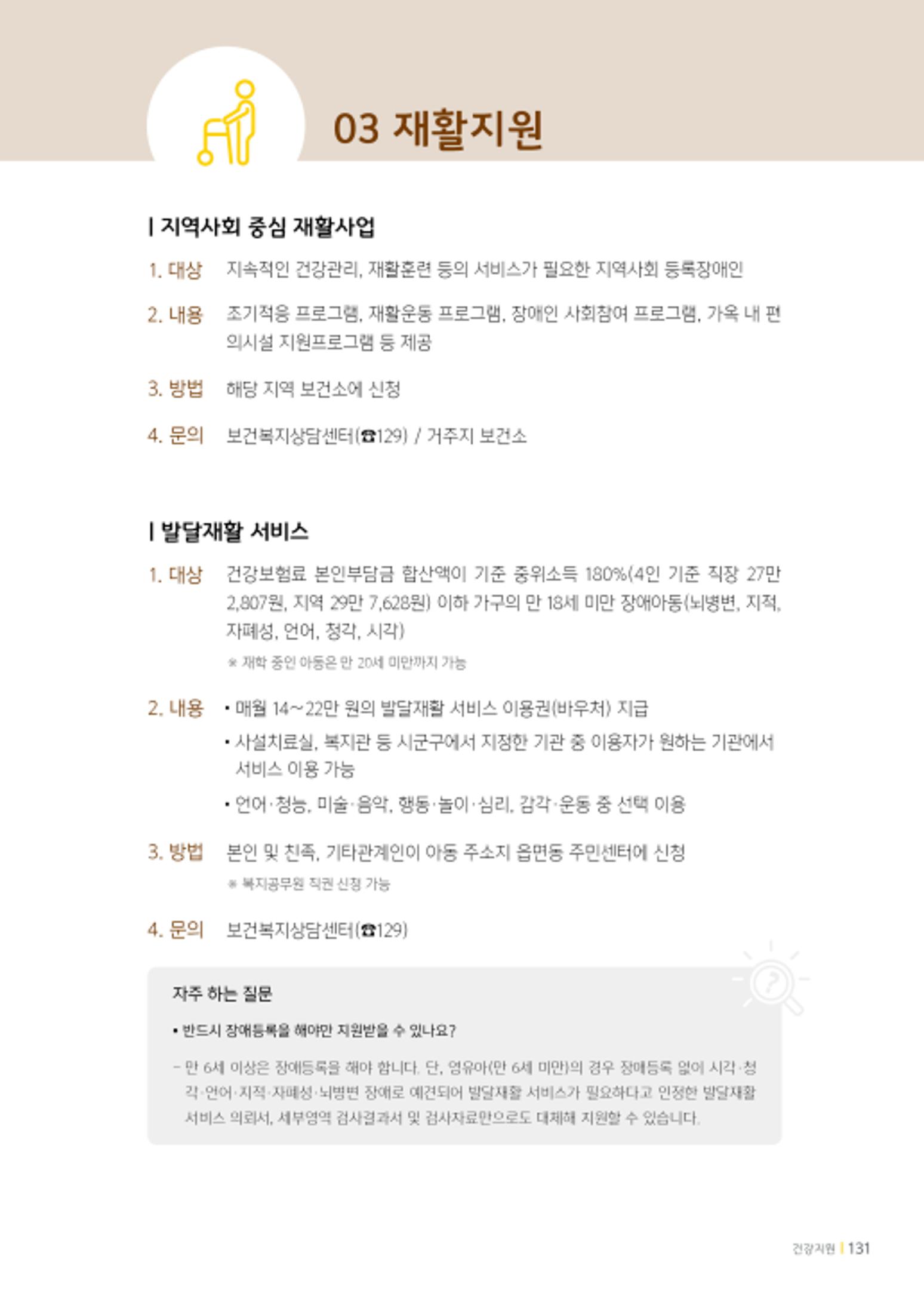 2020년 뇌성마비장애인과 가족을 위한 복지가이드북  130페이지