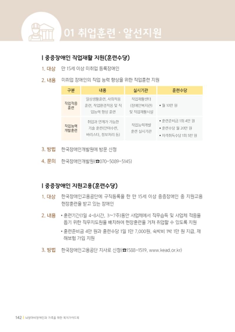 2020년 뇌성마비장애인과 가족을 위한 복지가이드북  141페이지