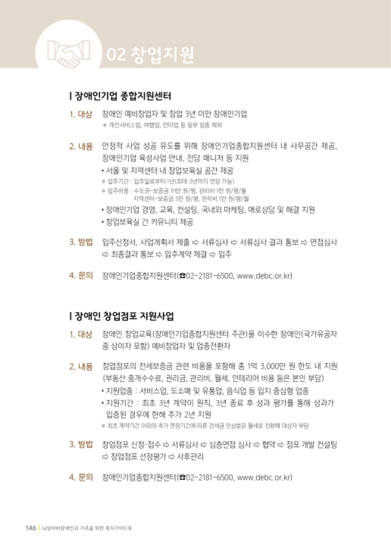 2020년 뇌성마비장애인과 가족을 위한 복지가이드북  145페이지