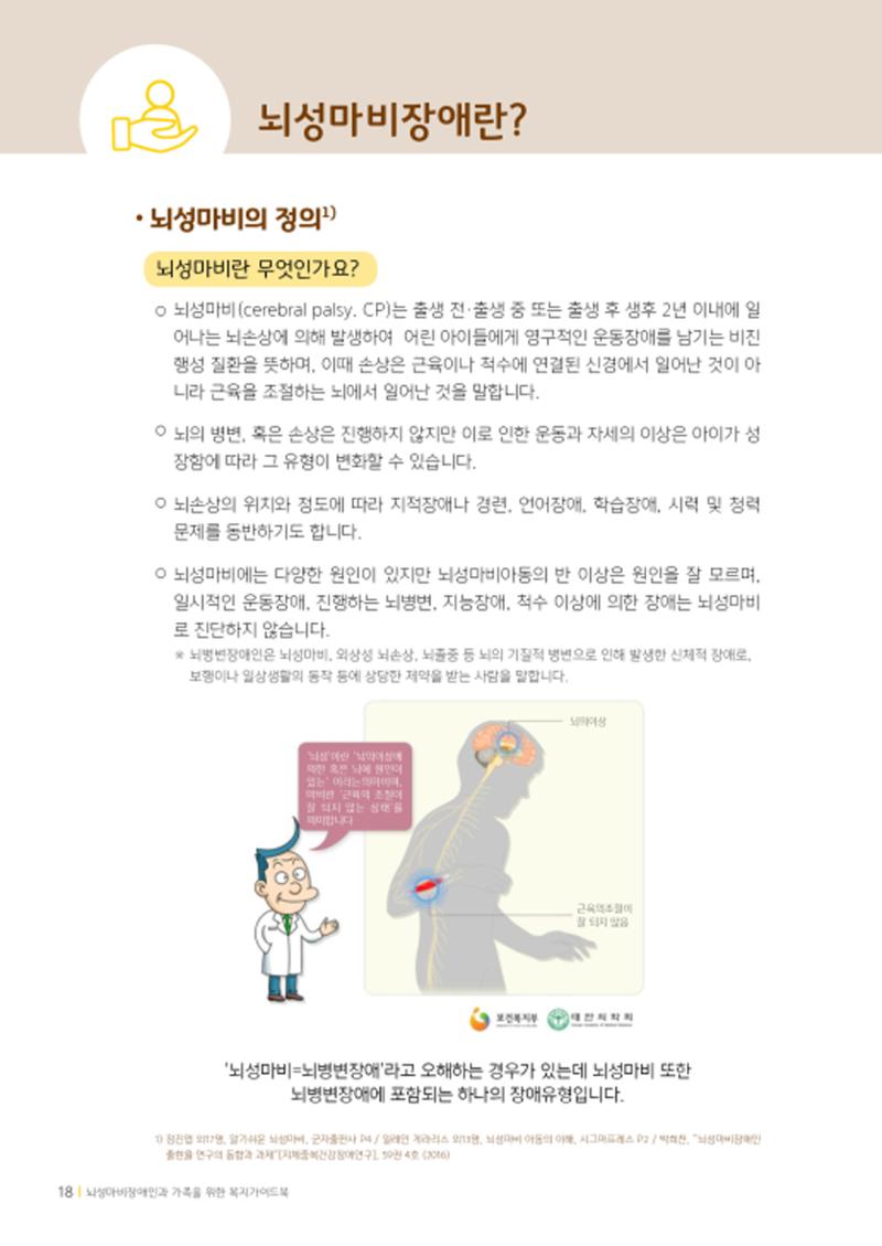 2020년 뇌성마비장애인과 가족을 위한 복지가이드북  17페이지