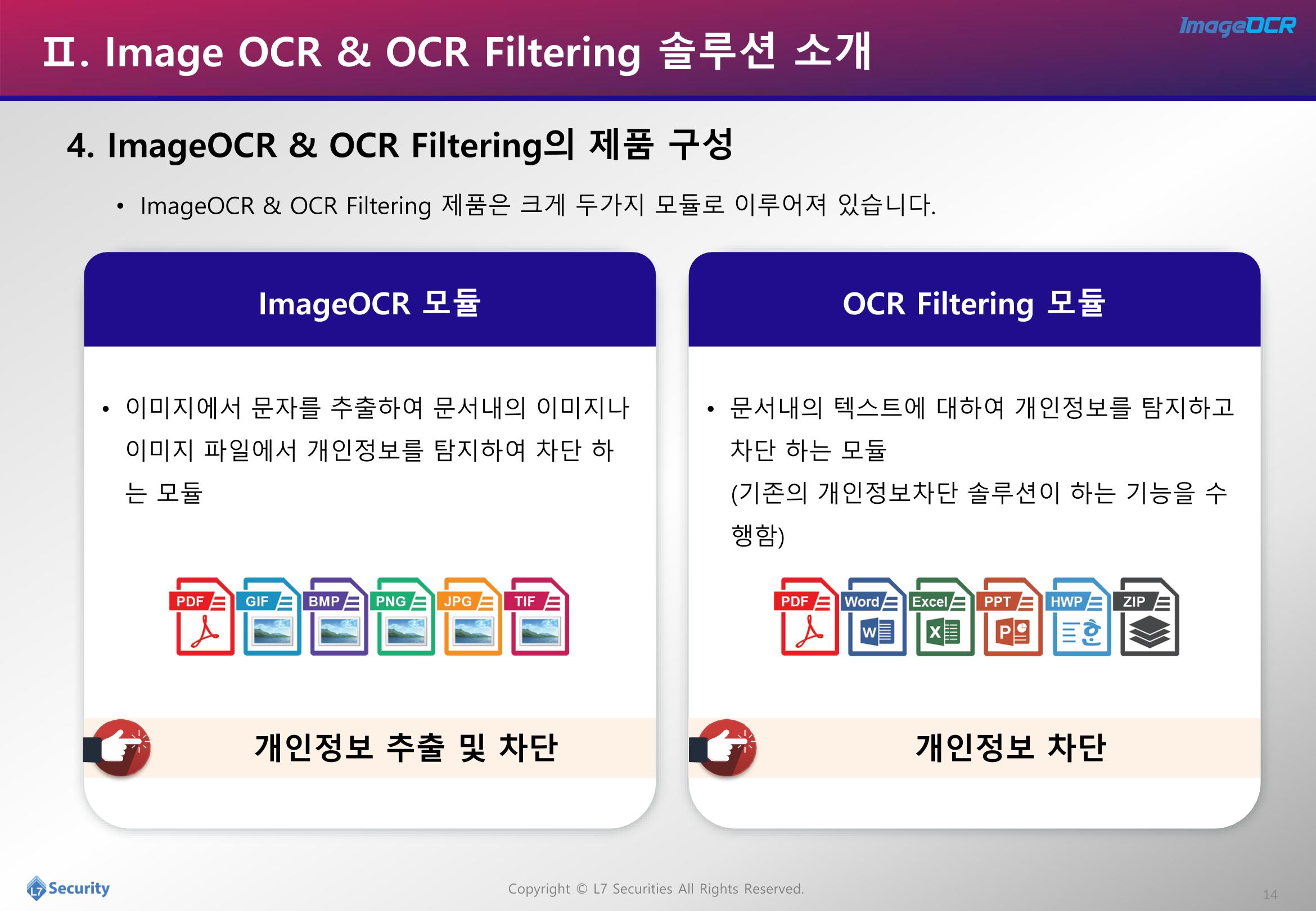 이미지개인정보추출및필터링소개자료 14페이지