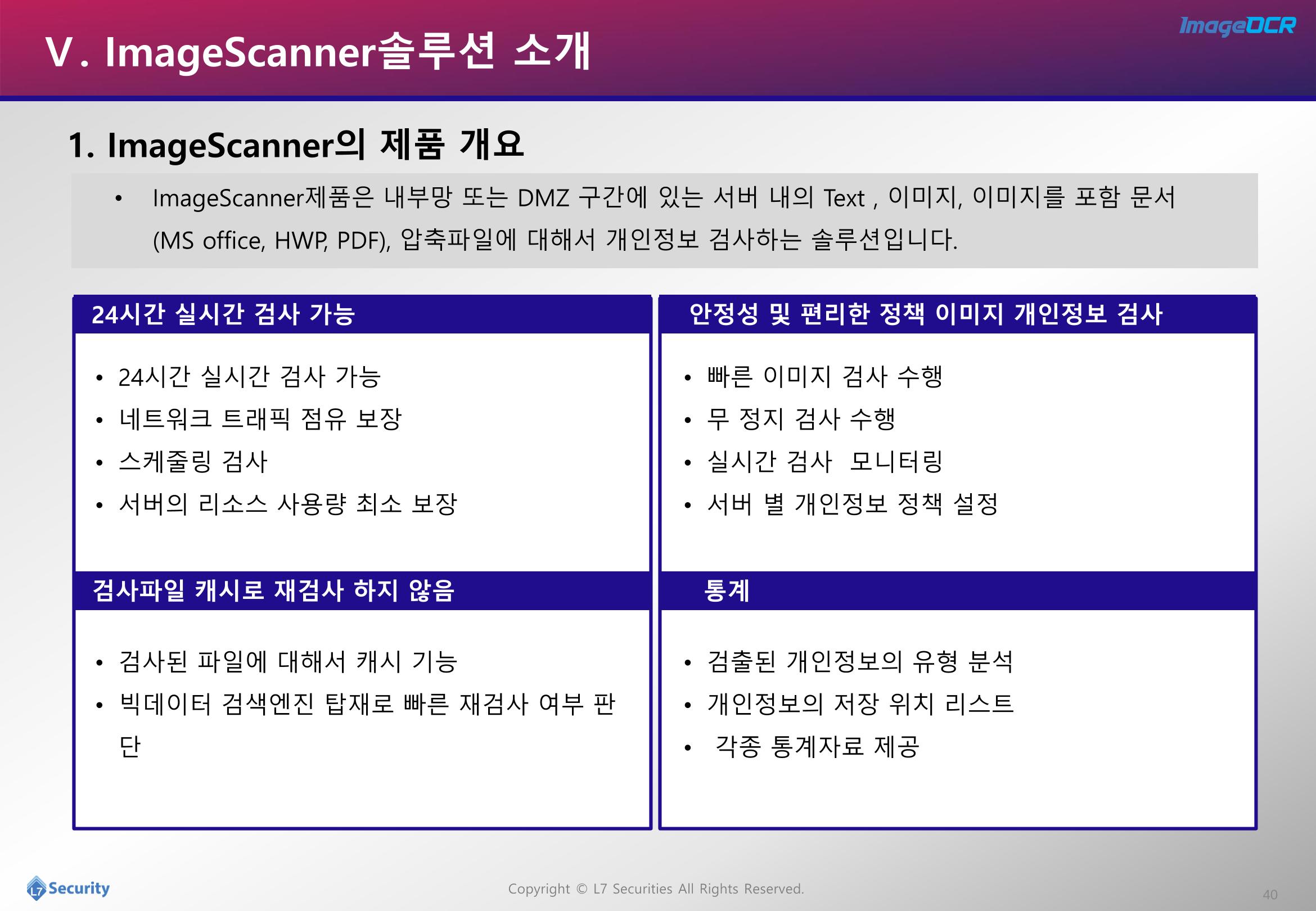 이미지개인정보추출및필터링소개자료 40페이지