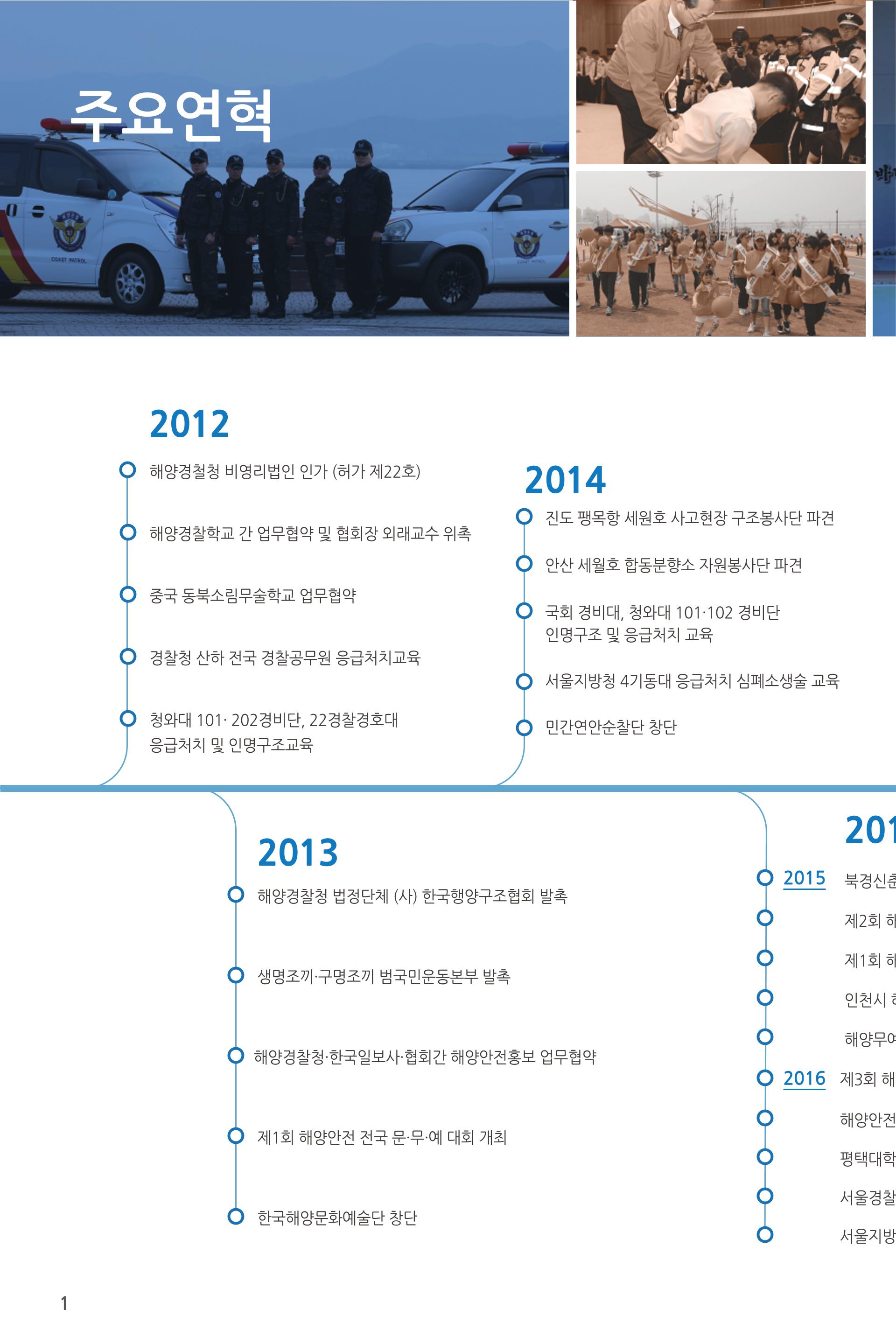 한국해양안전협회 소개 10페이지