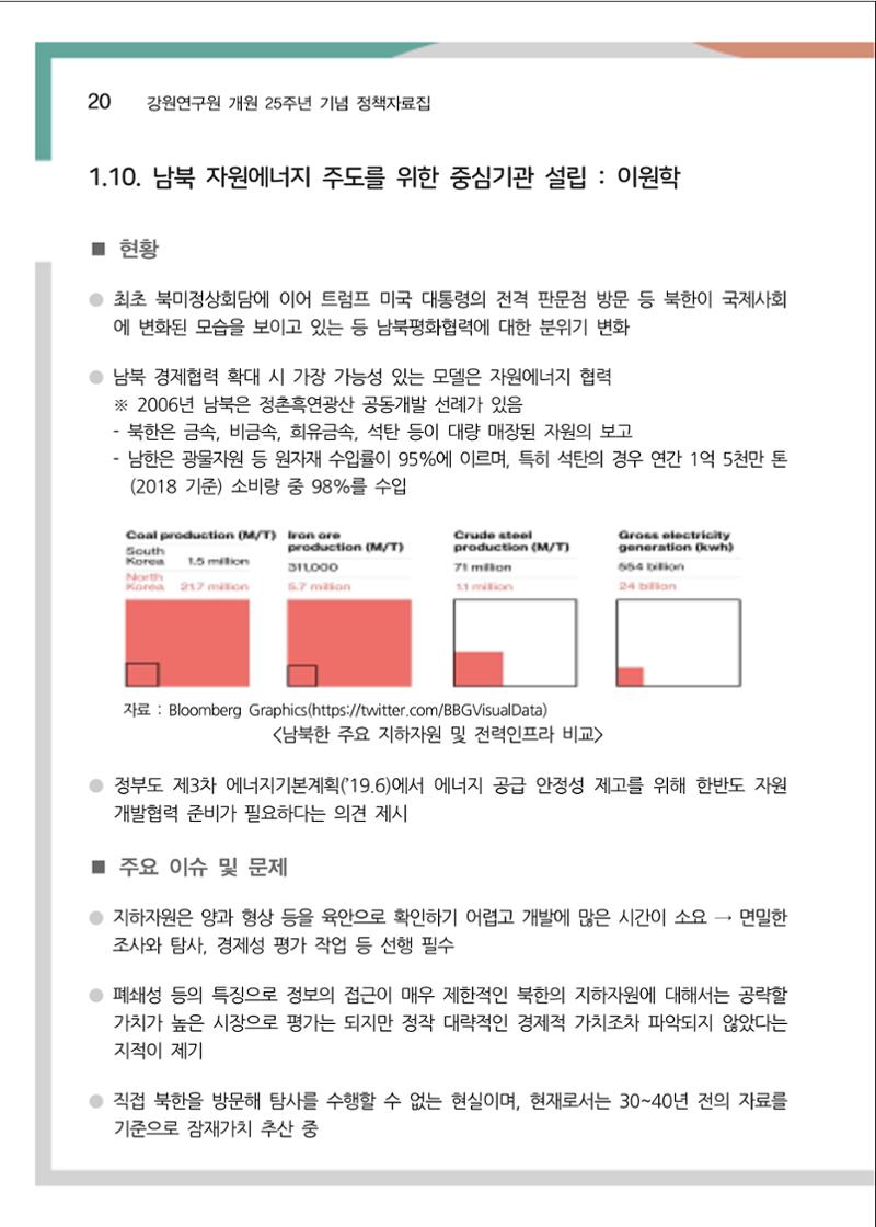[강원연구원 개원 25주년 기념 정책자료집] 평화시대 전진기지, 강원도 25페이지