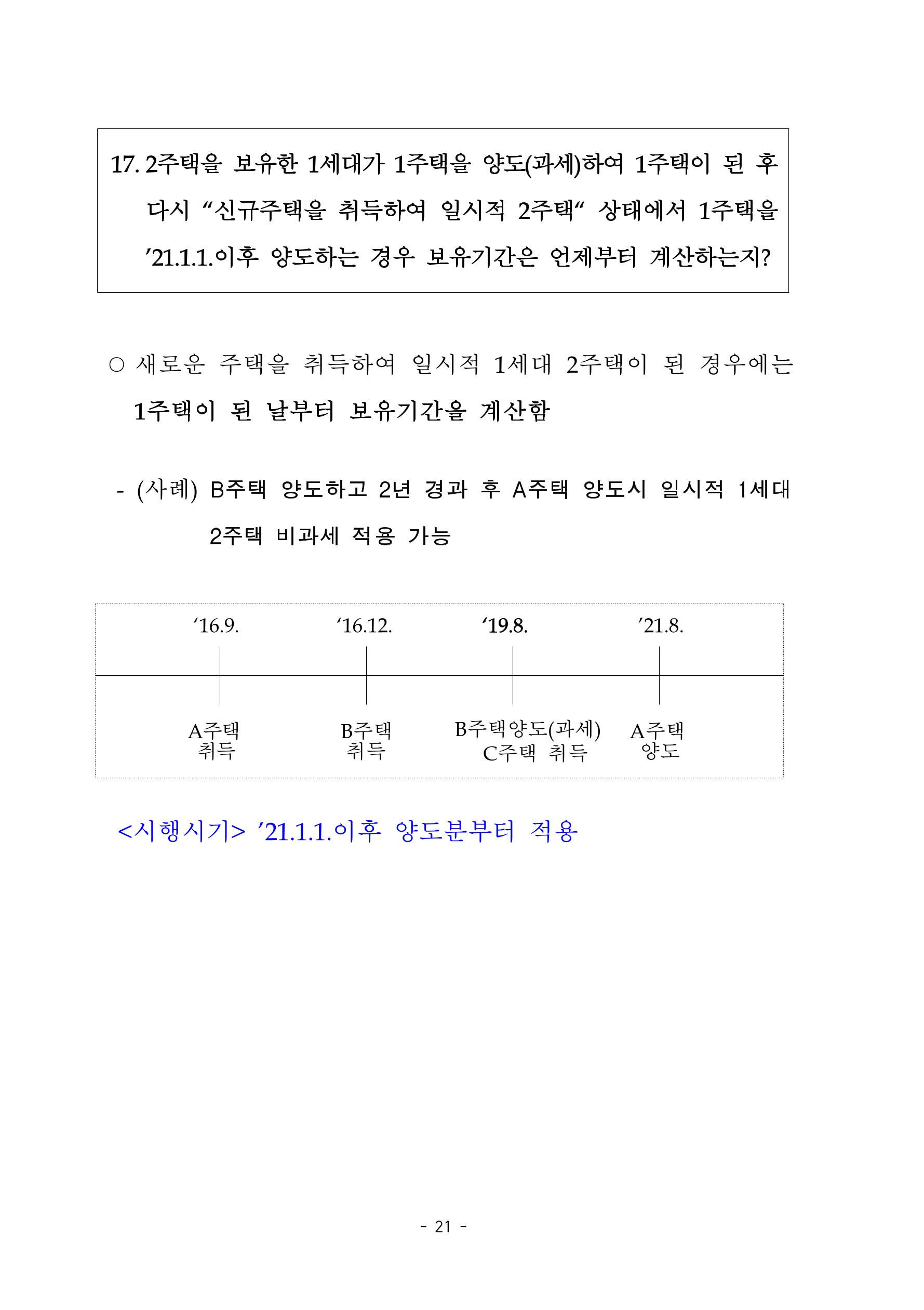 부동산3법 등 주요 개정내용 및 100문100답으로 풀어보는 주택세금 25페이지