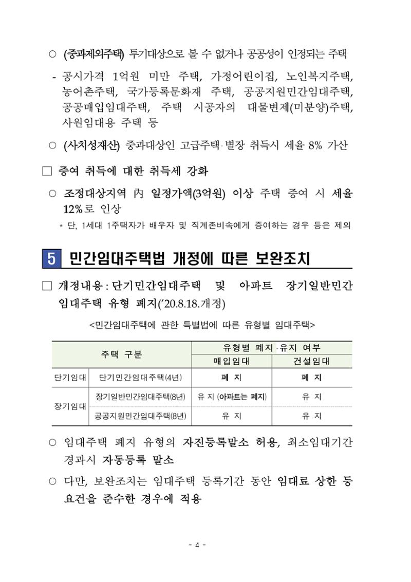 부동산3법 등 주요 개정내용 및 100문100답으로 풀어보는 주택세금 8페이지
