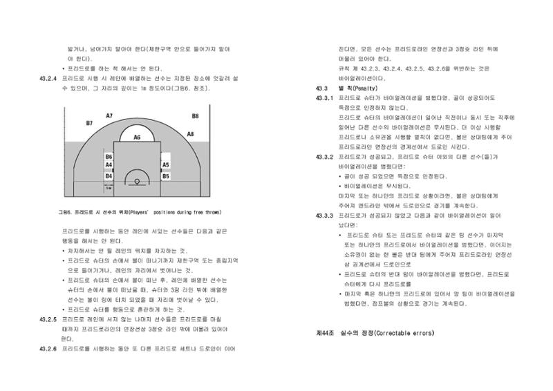 WKBL 2020-2021 경기규칙서 33페이지