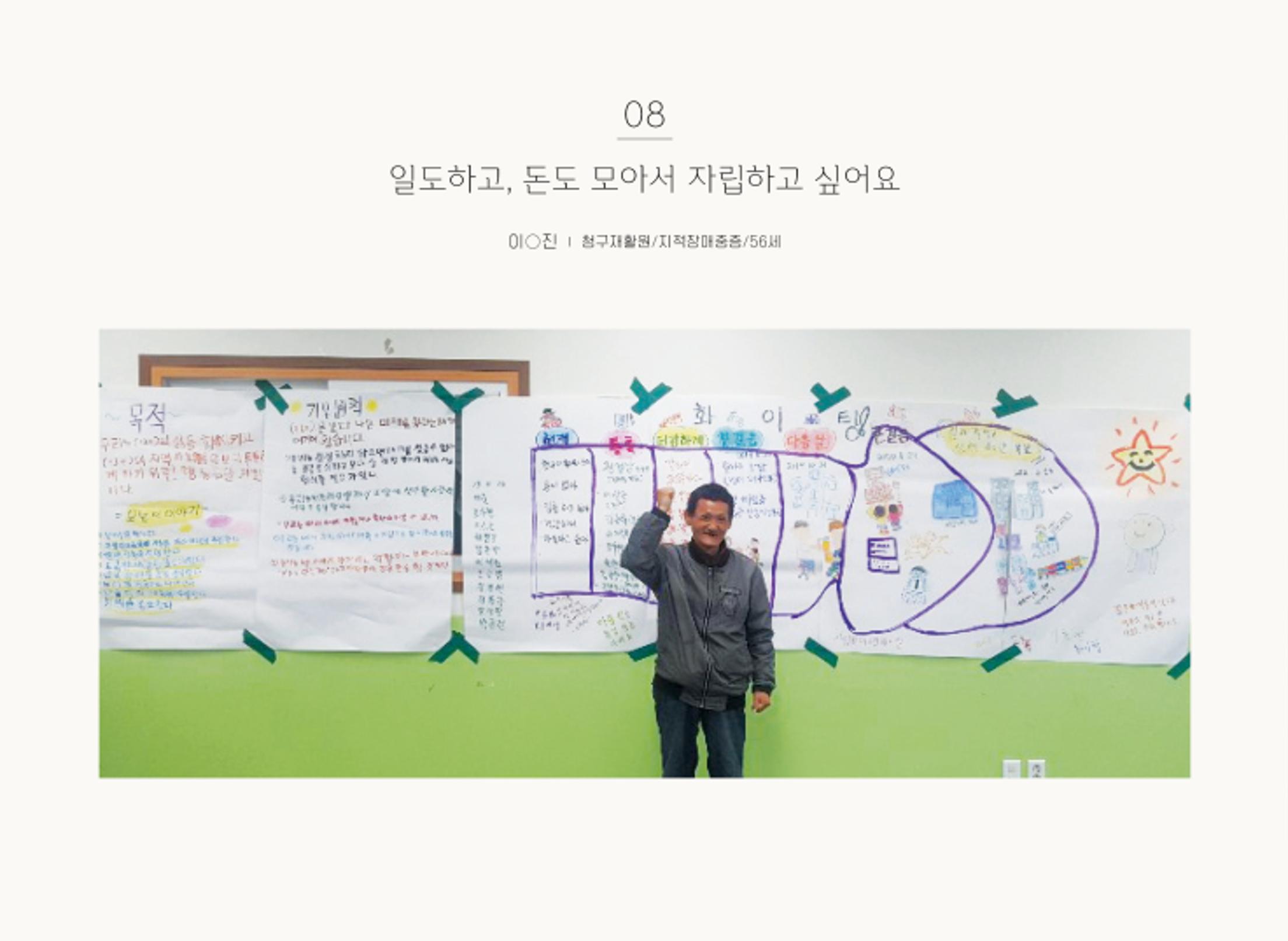 발달장애인의 지역사회와 함께하는 자립생활 - 동네구석구석 사진집 24페이지