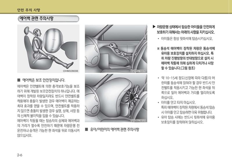 K7 차량 매뉴얼 15페이지