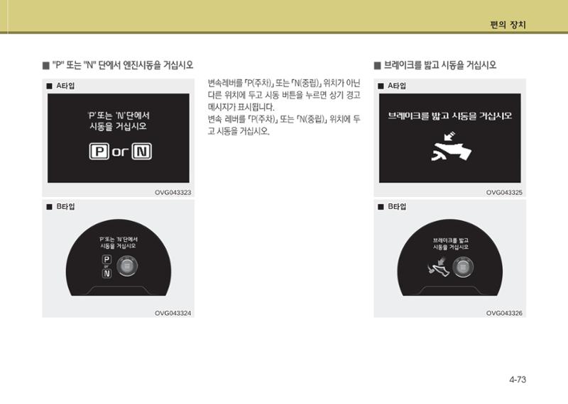 K7 차량 매뉴얼 150페이지
