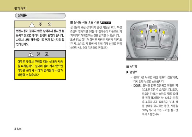 K7 차량 매뉴얼 203페이지