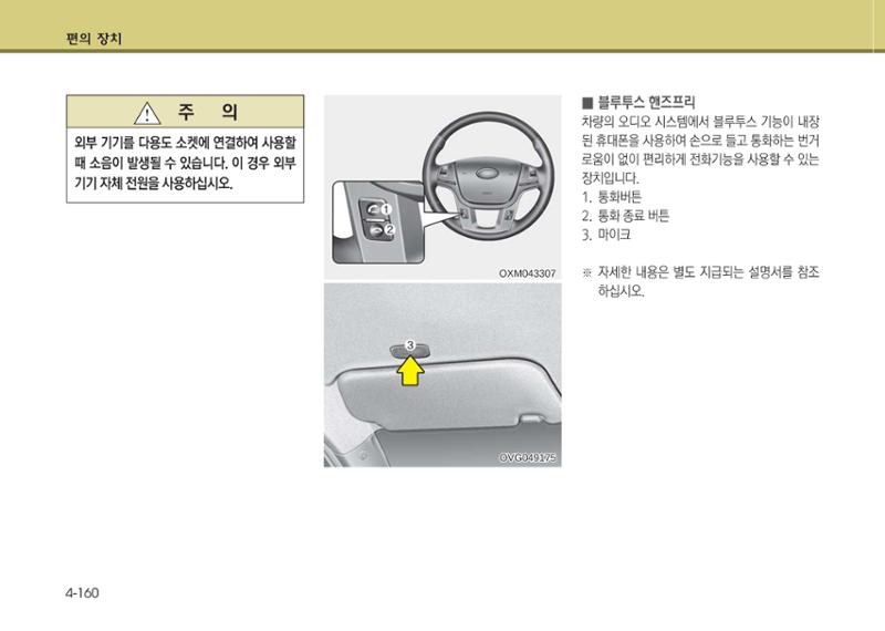 K7 차량 매뉴얼 237페이지