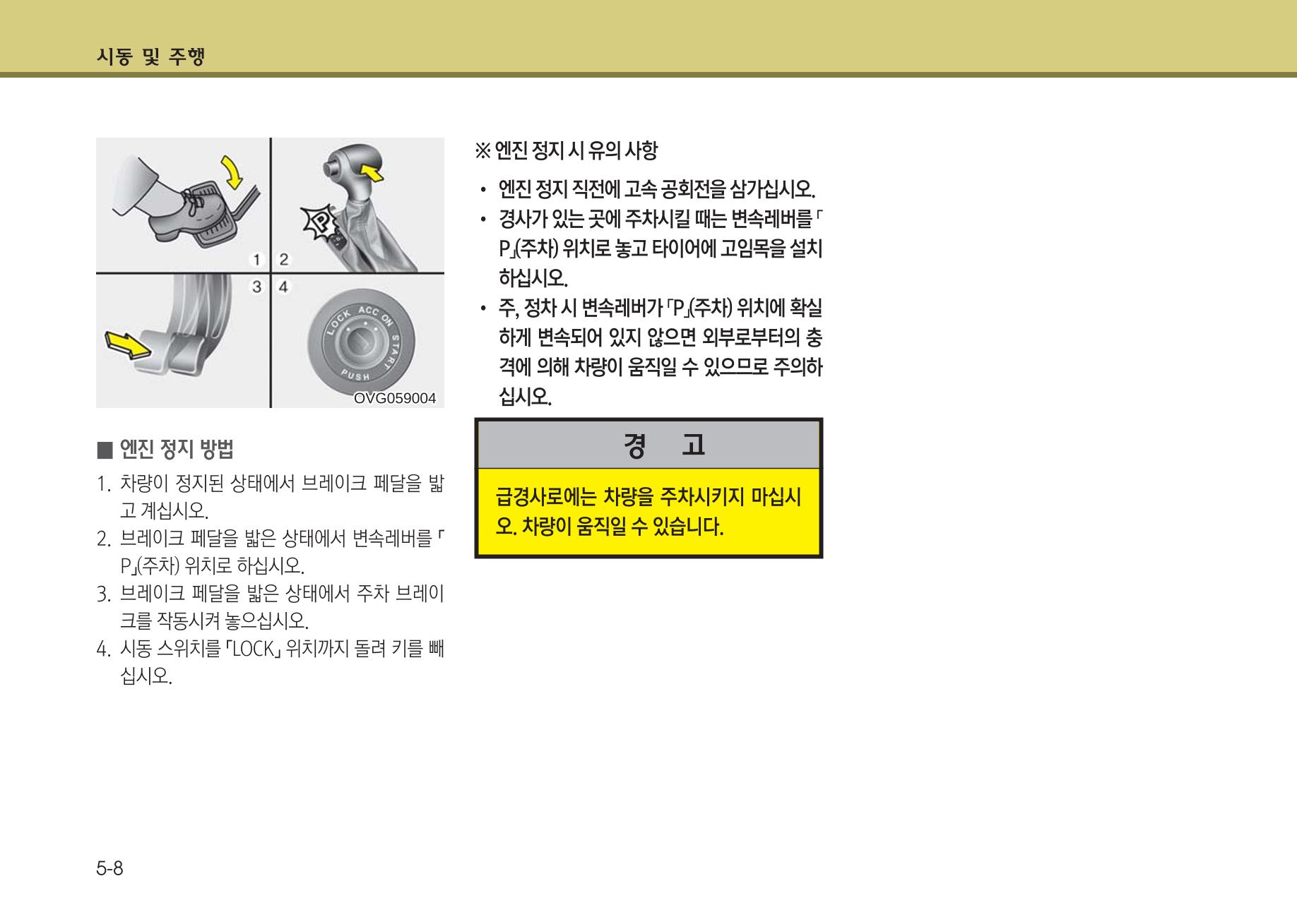 K7 차량 매뉴얼 247페이지