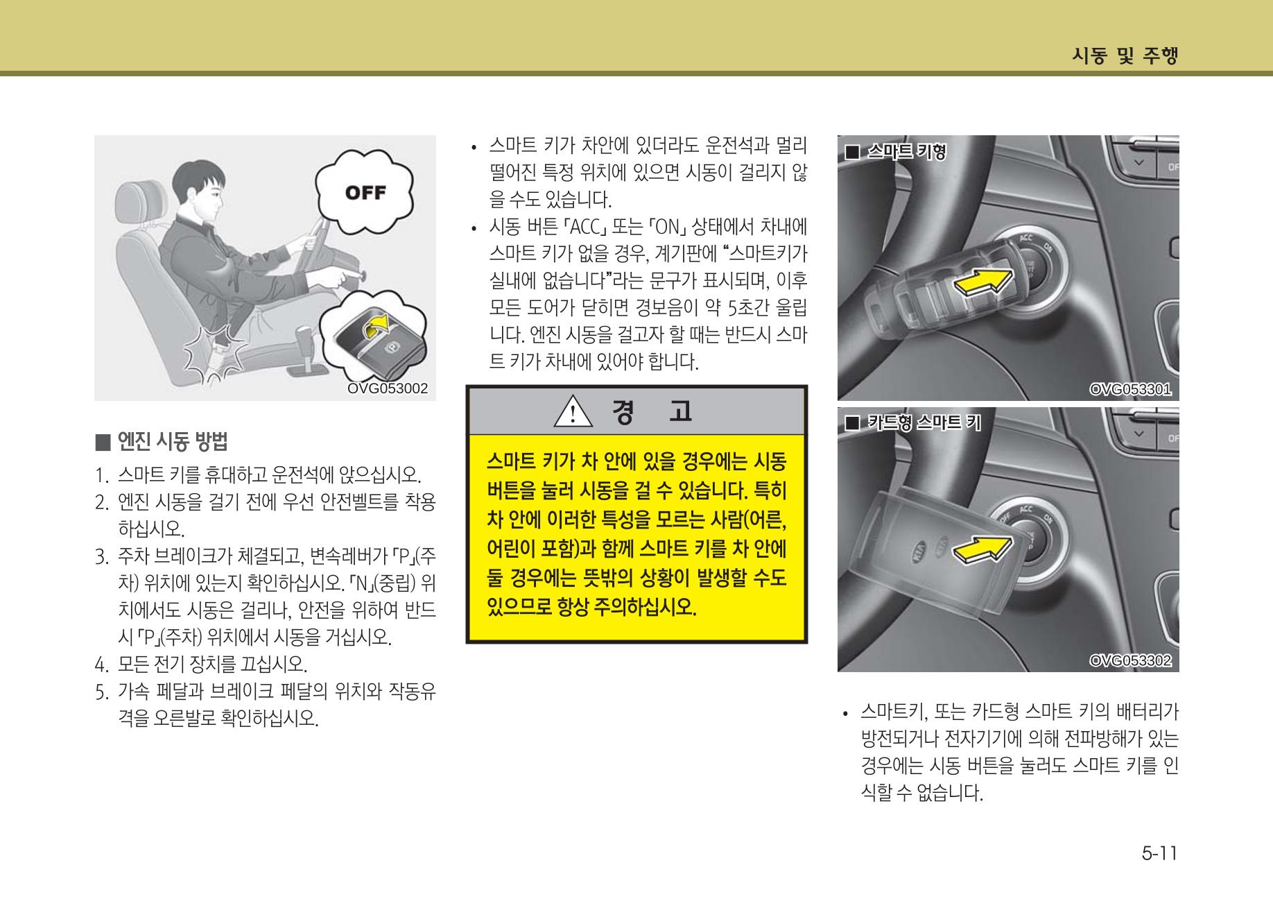K7 차량 매뉴얼 250페이지