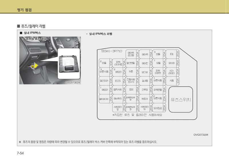 K7 차량 매뉴얼 399페이지