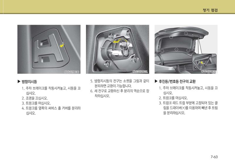K7 차량 매뉴얼 408페이지