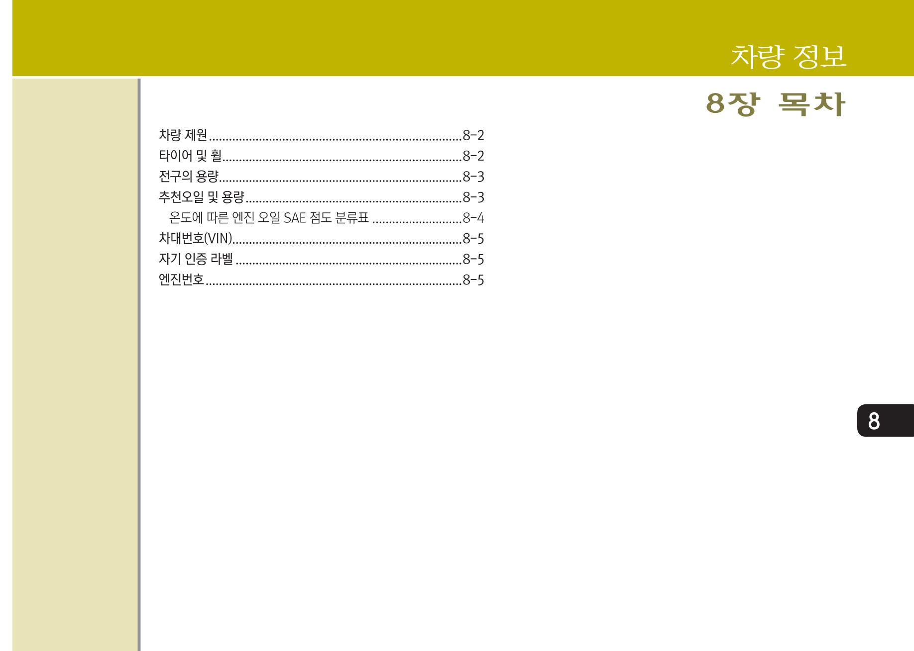 K7 차량 매뉴얼 420페이지