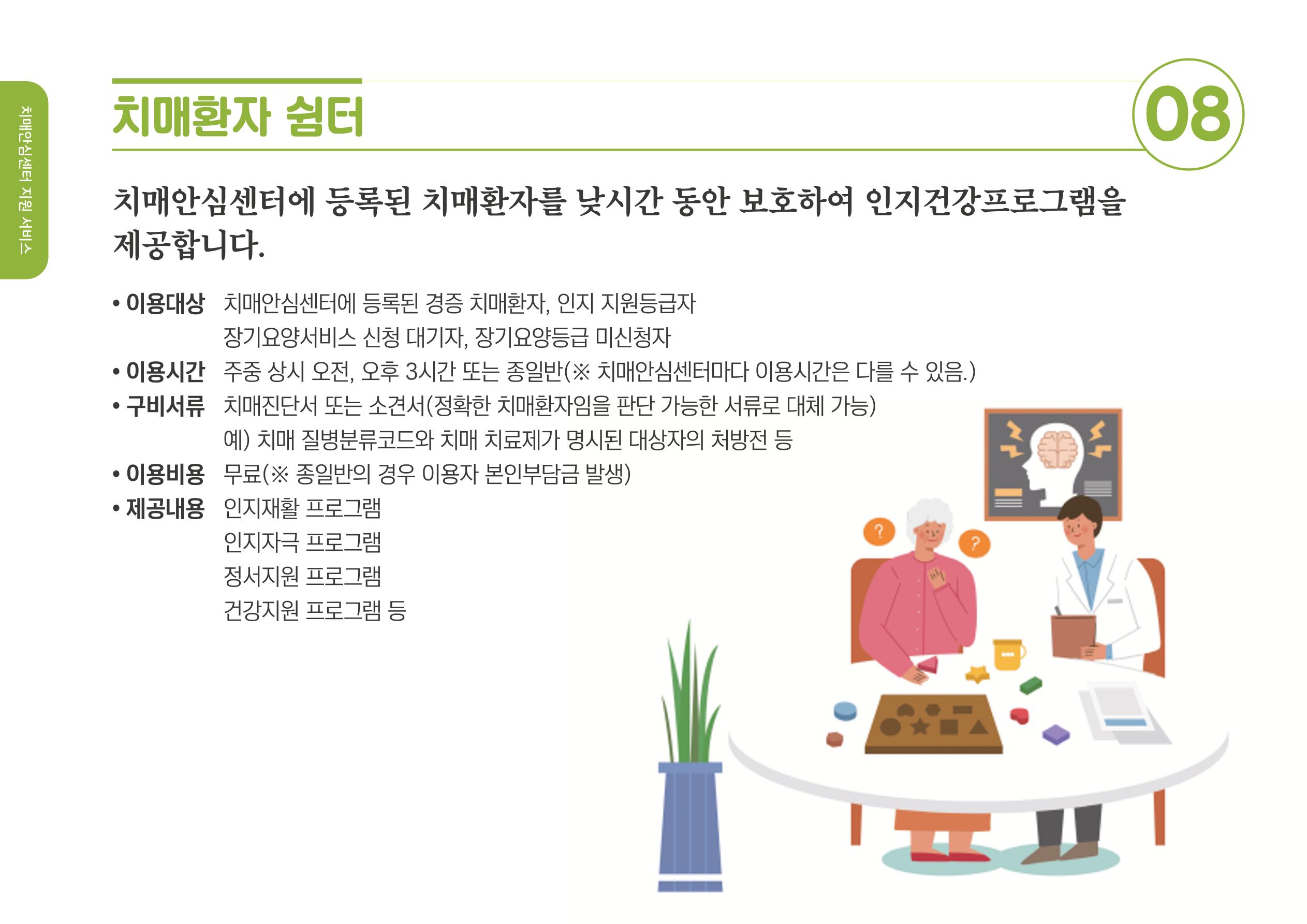 2020년 치매어르신지원 서비스 안내서 8페이지