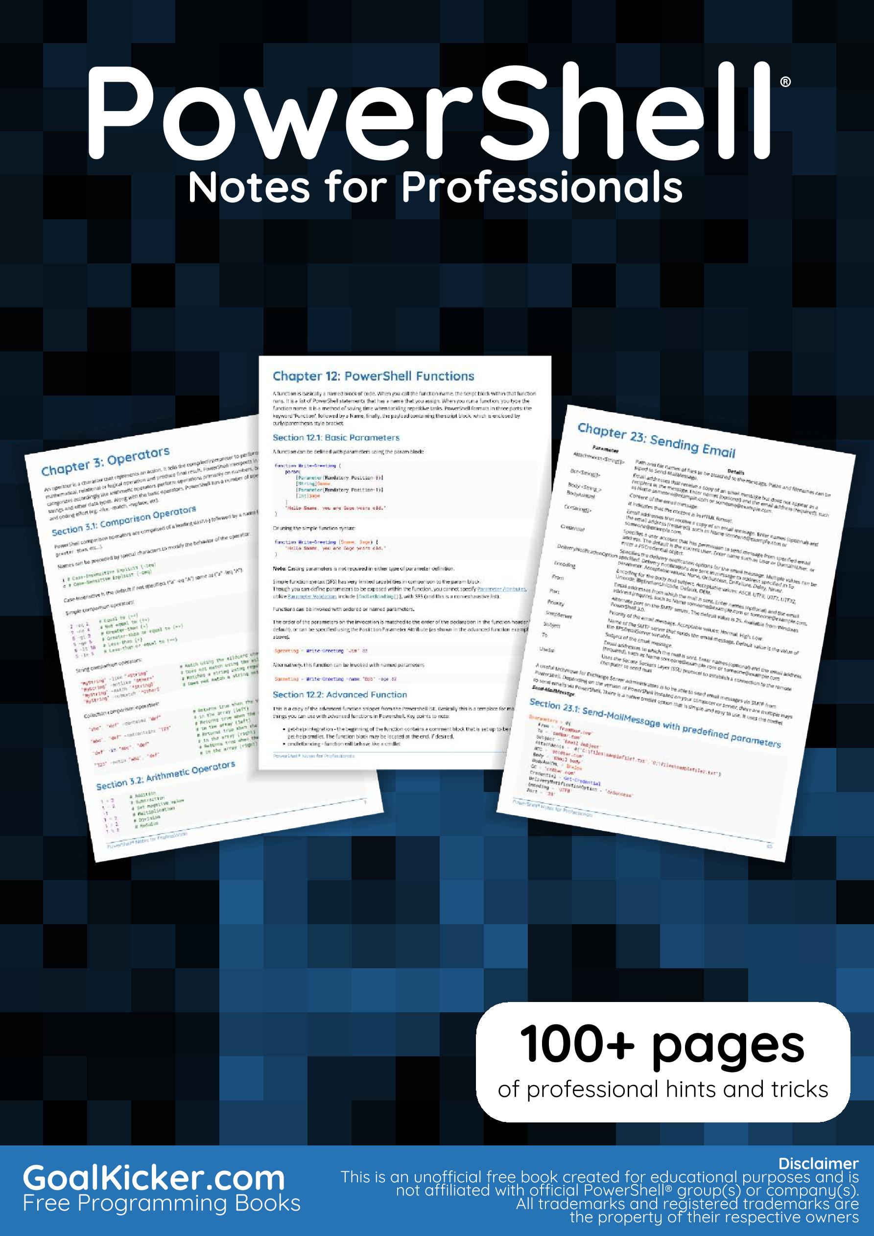 Powershell Notes 1페이지