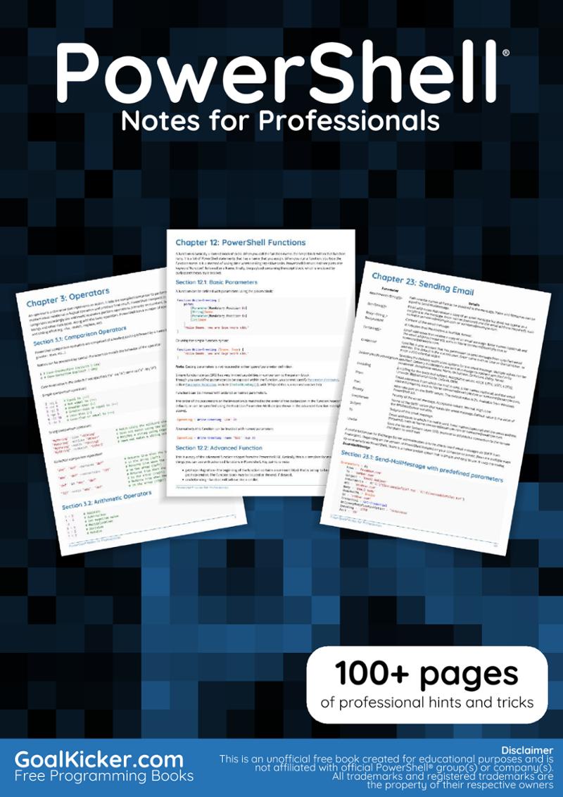 Powershell Notes 1페이지