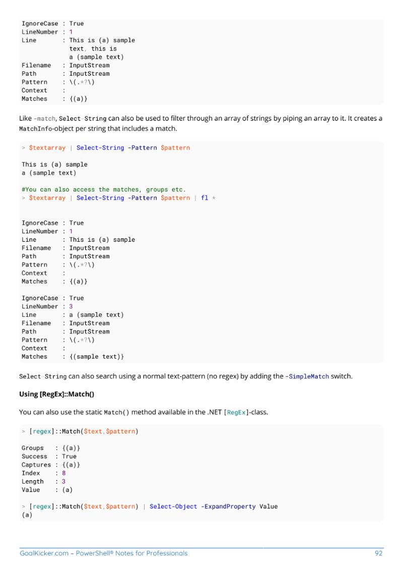 Powershell Notes 100페이지