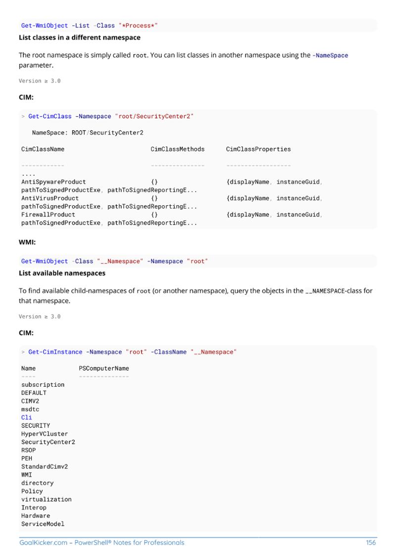 Powershell Notes 164페이지