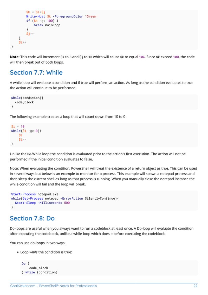 Powershell Notes 30페이지