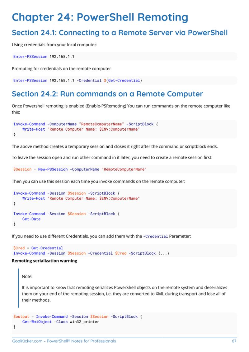 Powershell Notes 75페이지