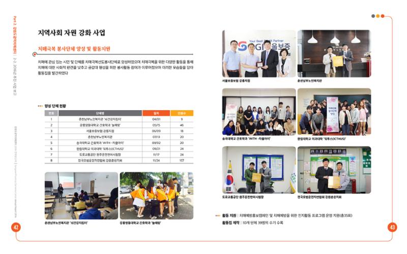 2016년 강원도광역치매센터 연차보고서 22페이지
