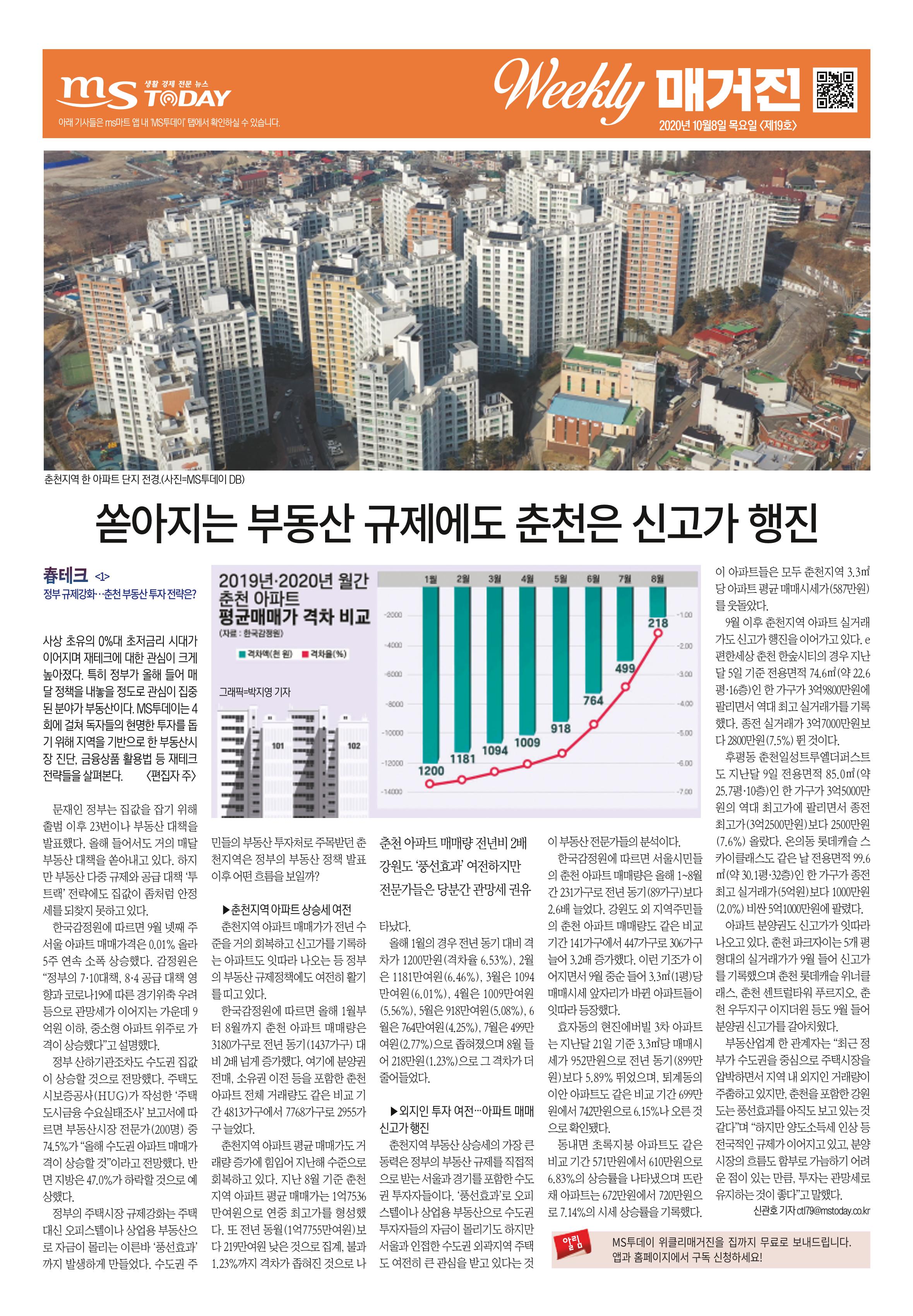 MS투데이 위클리매거진 19호 1페이지