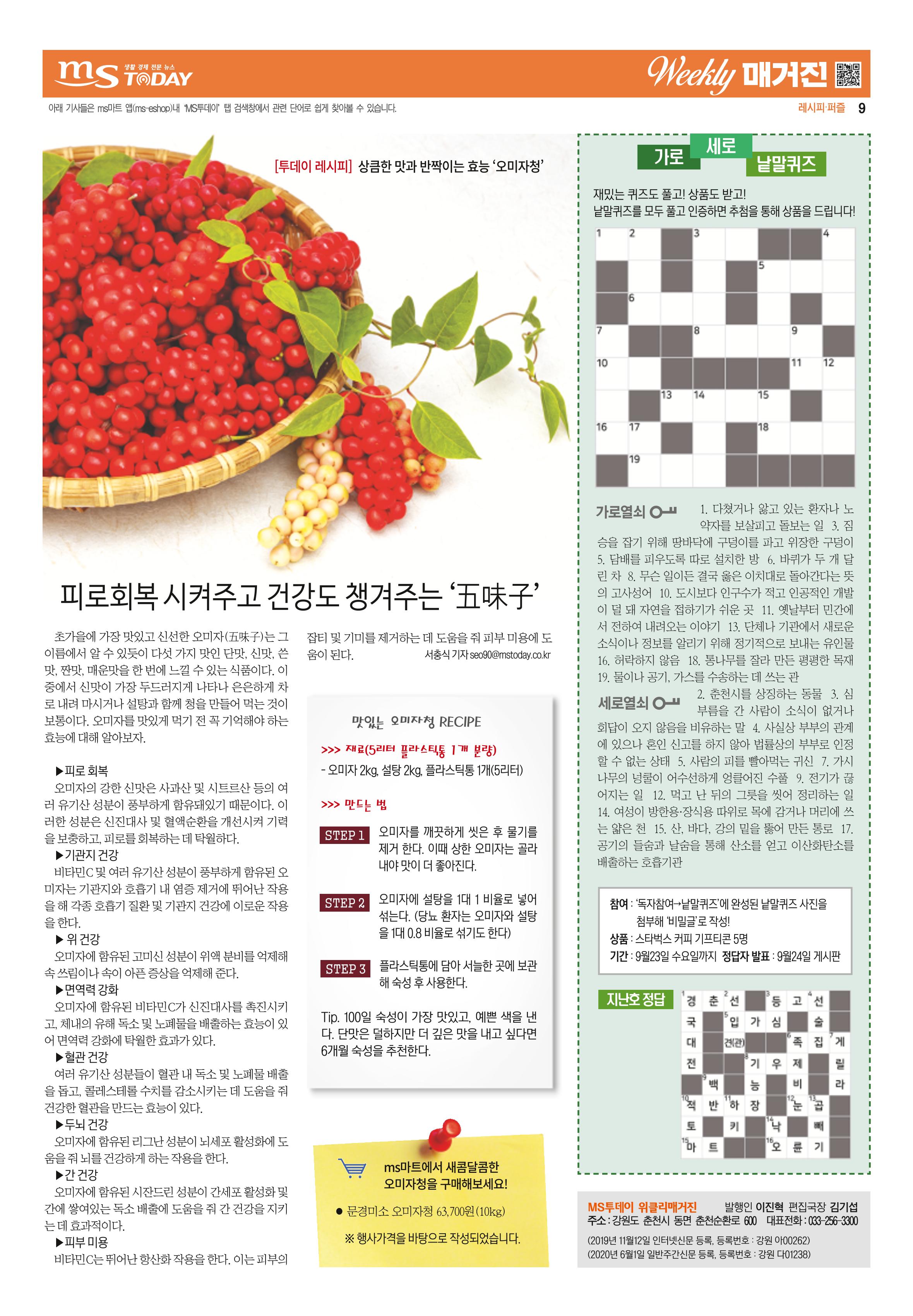 MS투데이 위클리매거진 17호 9페이지