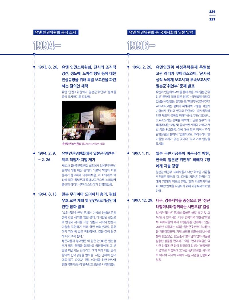 한국만화박물관 위안부 도록 국문 129페이지
