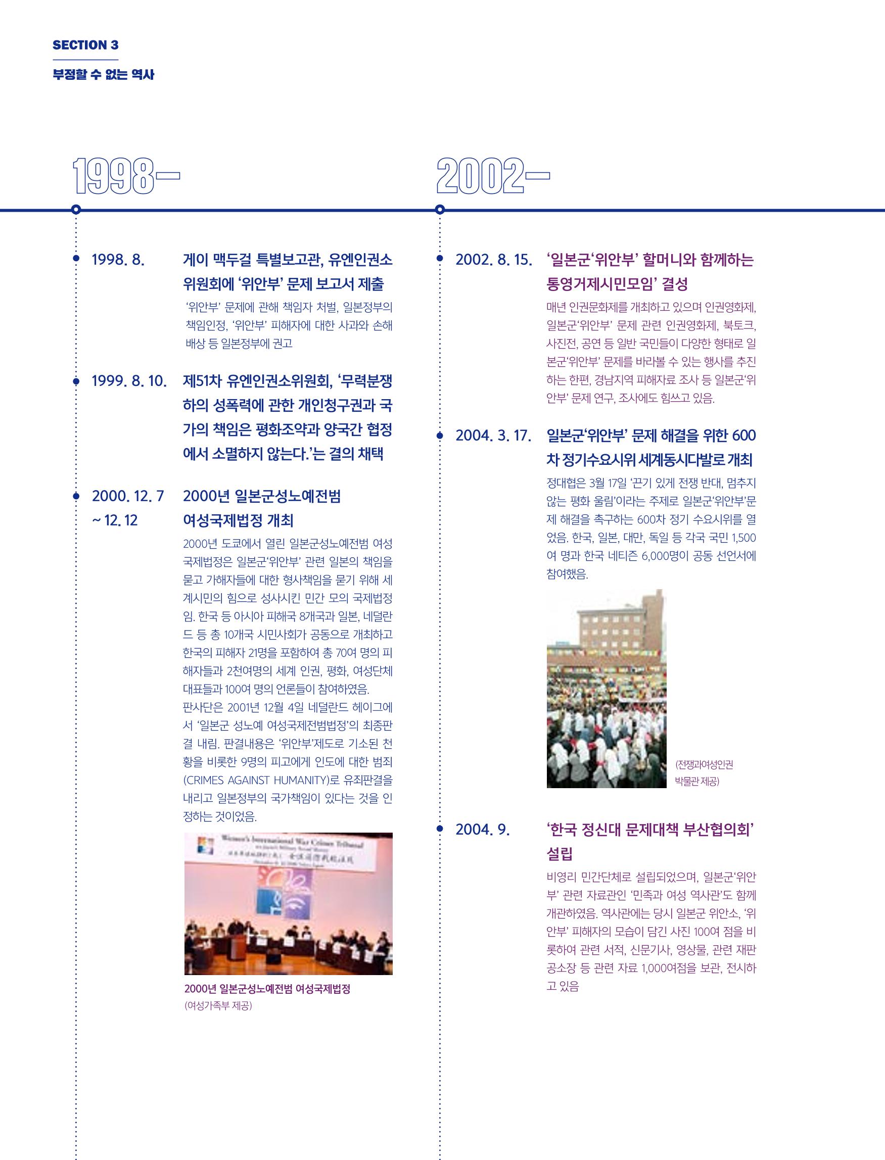 한국만화박물관 위안부 도록 국문 130페이지