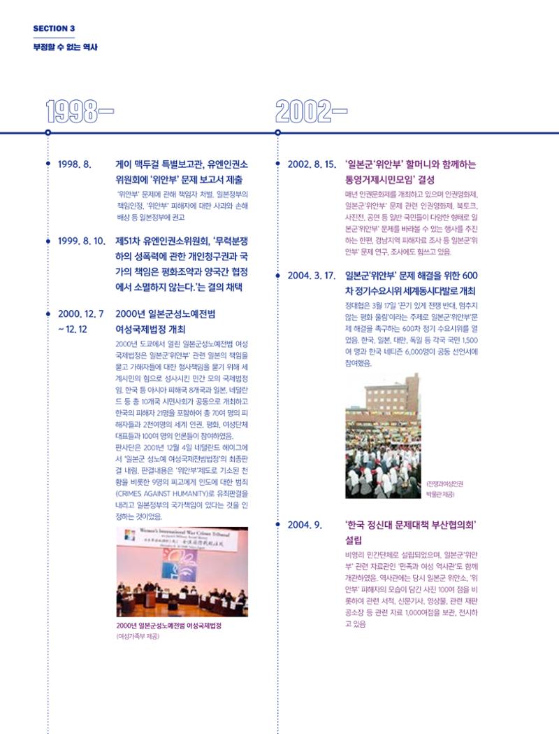 한국만화박물관 위안부 도록 국문 130페이지
