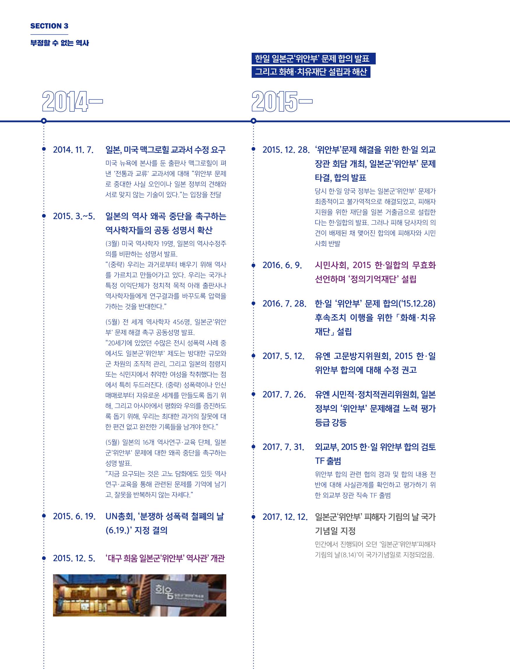 한국만화박물관 위안부 도록 국문 132페이지
