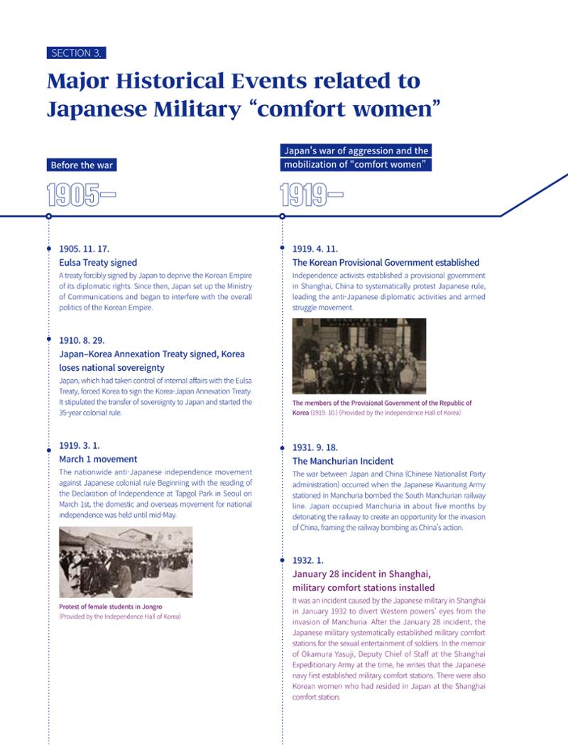 한국만화박물관 위안부 도록 영문 126페이지
