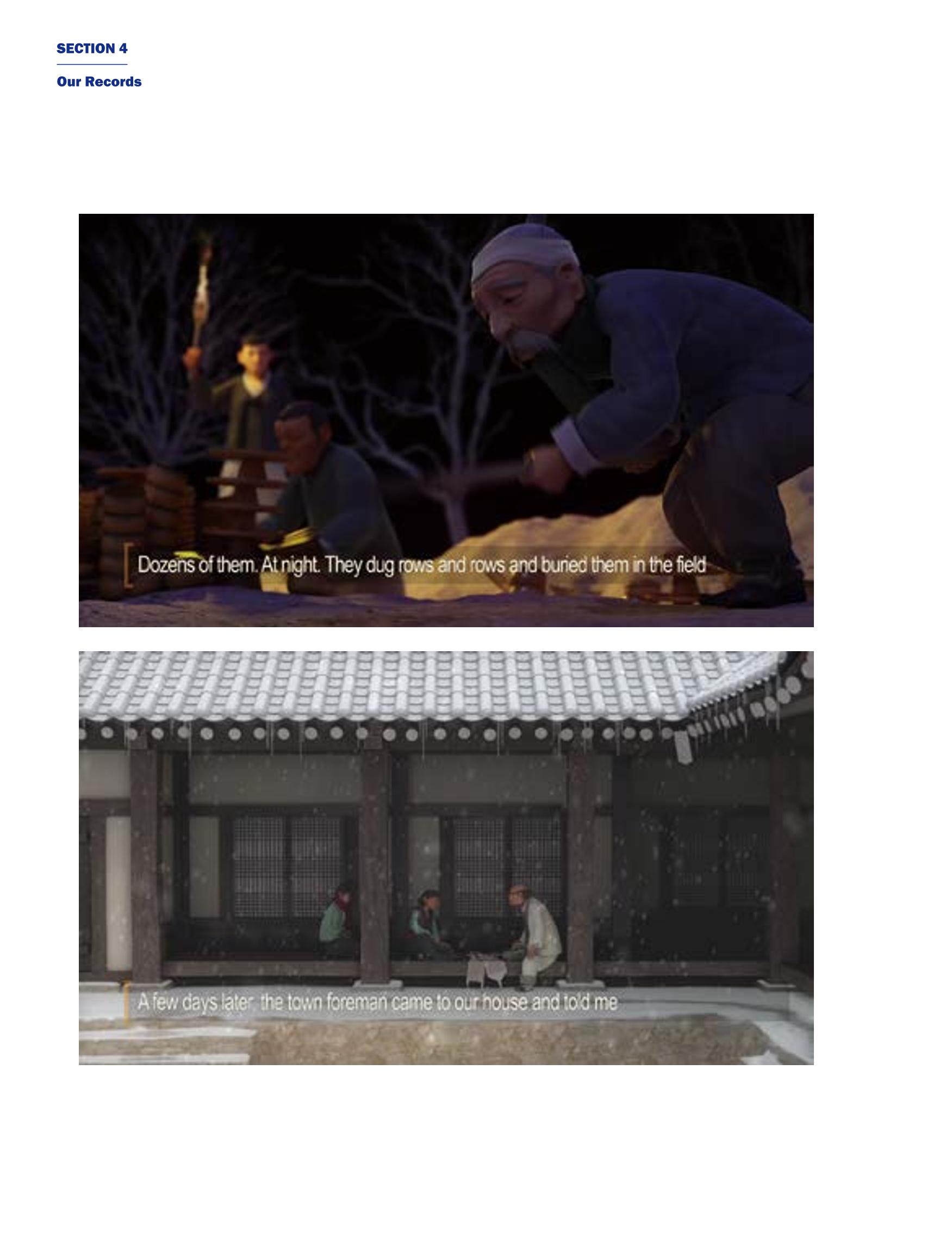 한국만화박물관 위안부 도록 영문 146페이지
