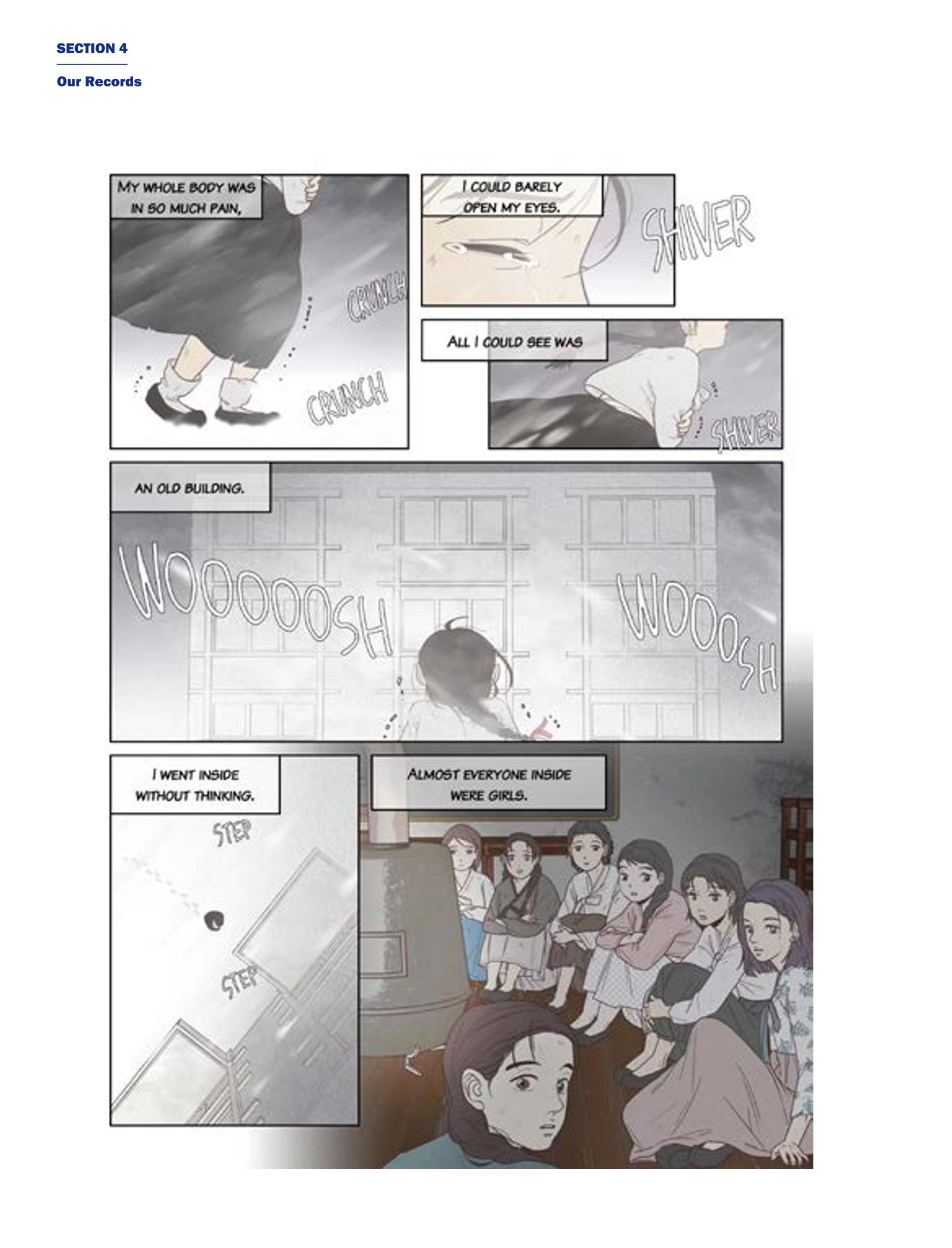 한국만화박물관 위안부 도록 영문 200페이지