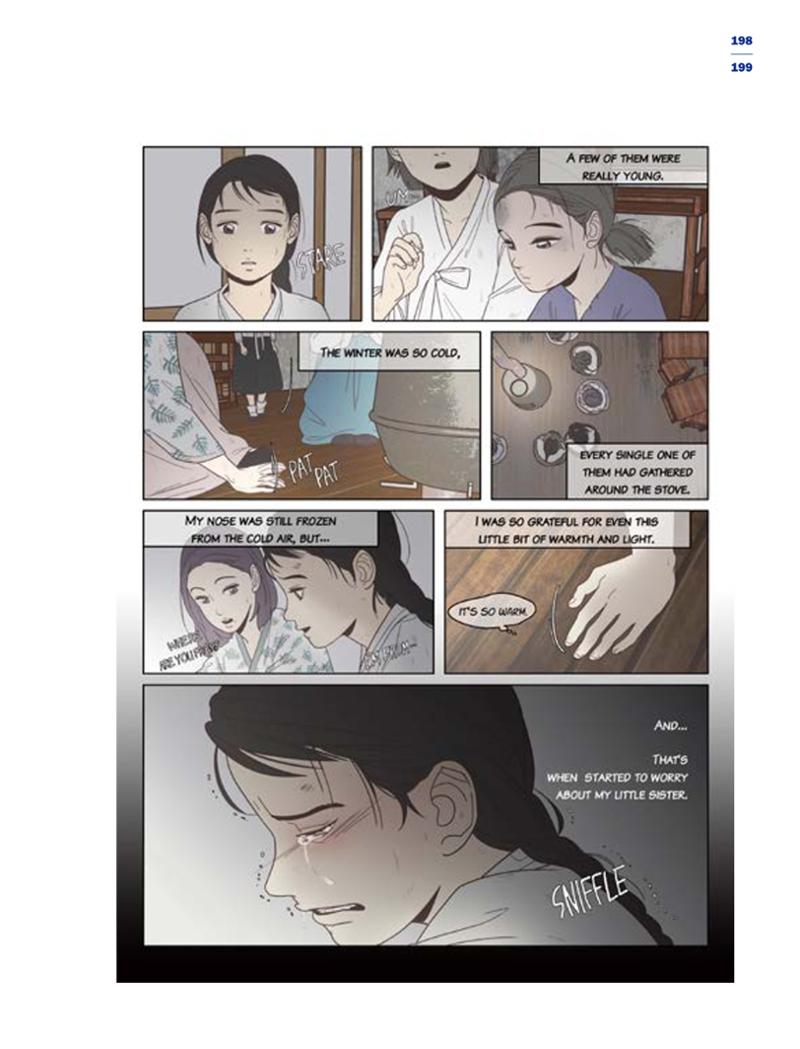 한국만화박물관 위안부 도록 영문 201페이지
