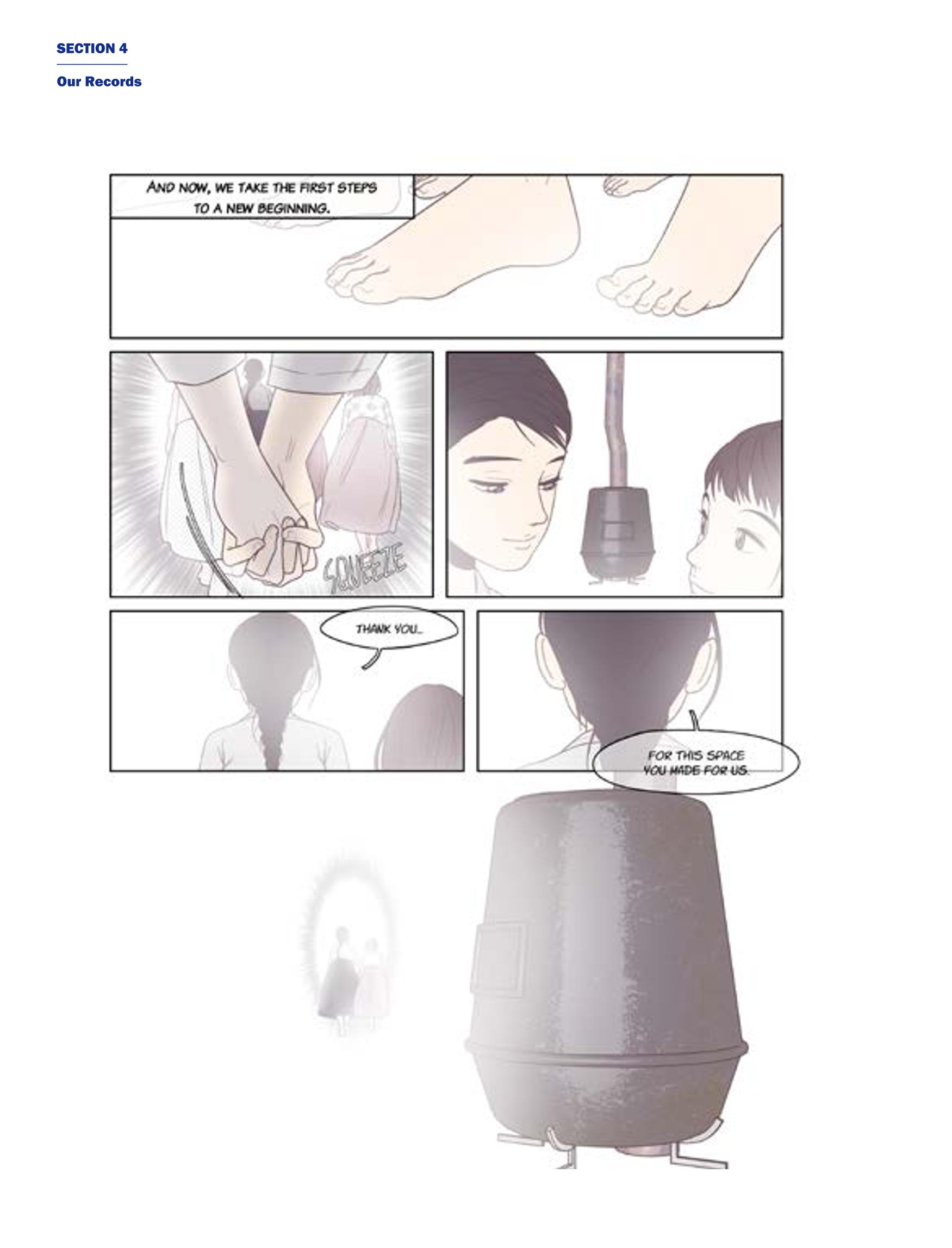한국만화박물관 위안부 도록 영문 216페이지