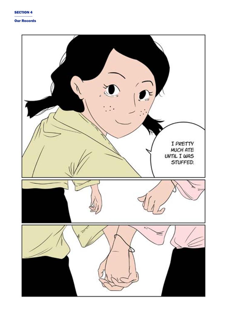 한국만화박물관 위안부 도록 영문 244페이지